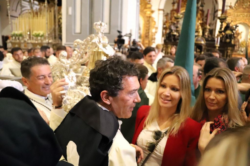 Antonio Banderas en la Semana Santa de Málaga