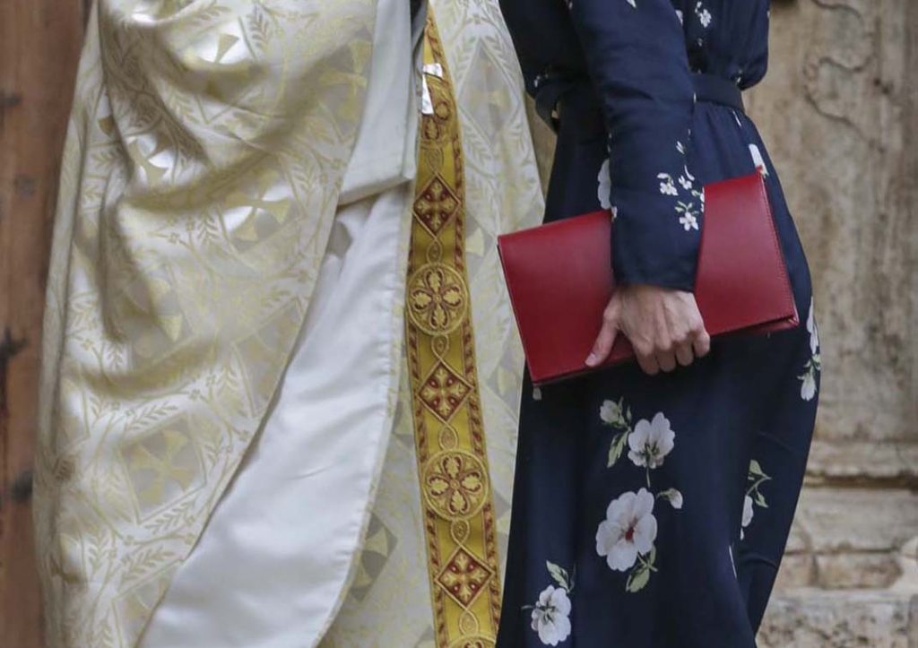 La Reina Letizia en la Misa de Pascua