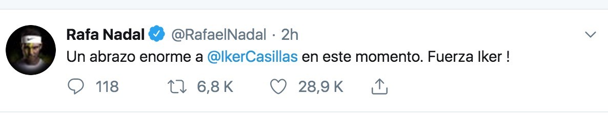 Rafa Nadal, Iker Casillas