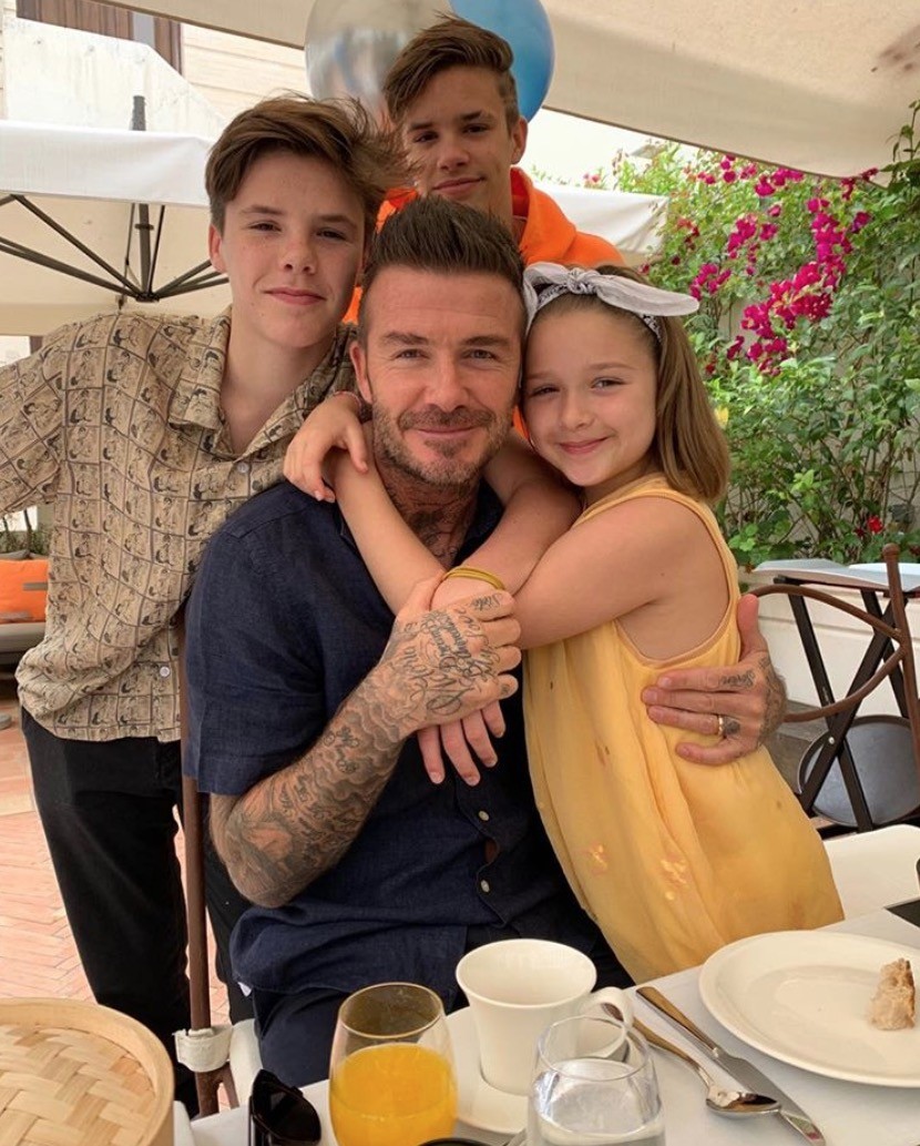 David Beckham Victoria hijos