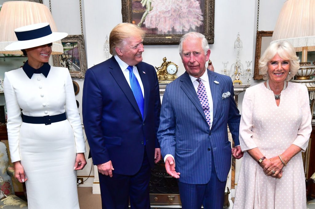 Donald Trump e Isabel II