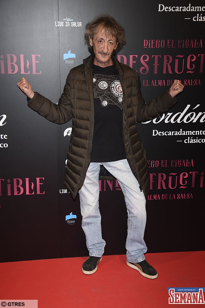 El actor Eduardo Gómez durante la premiere del documental " Indestructible " Madrid 21/11/2017