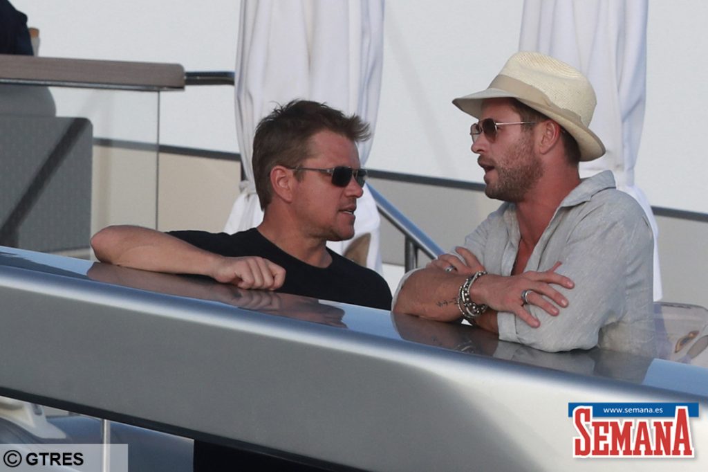 Matt Damon y Chris Hemsworth