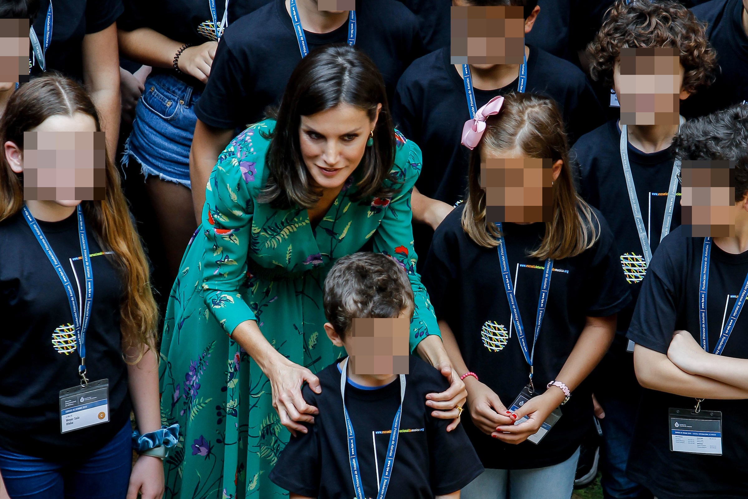 Queen Letizia attends the international school of music of the princess of Asturias foundation