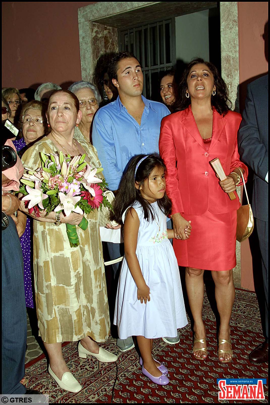 Isabel Pantoja, su madre doña Ana Martín, Kiko Rivera y Chabelita Pantoja