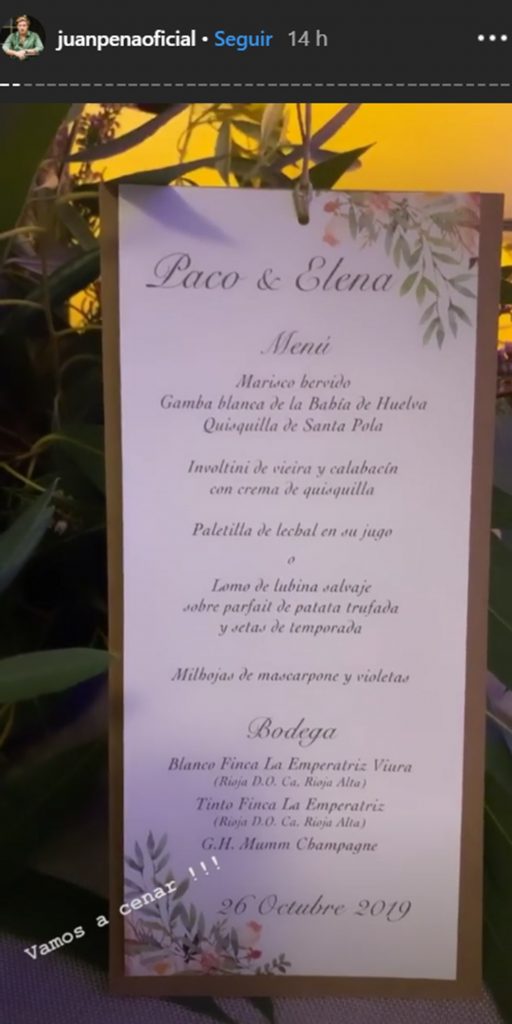 menu boda paco ureña