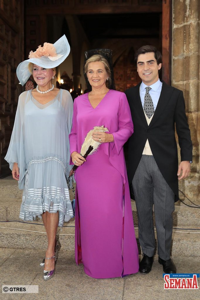 Baronesa Thyssen Carmen Cervera during the wedding of Irene Michavila and Ramon Llado in Candeleda on Saturday, 19 October 2019.