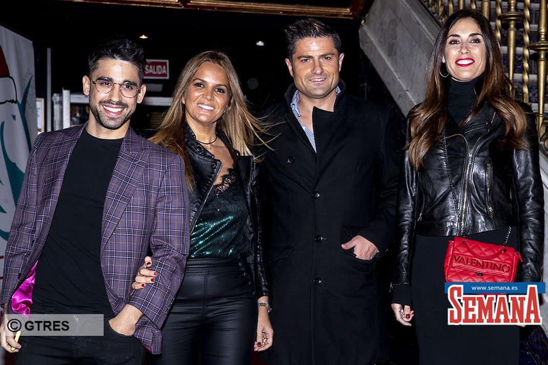 Miguel Frigenti, Marta Lopez and Alfonso Merlos at photocall for Unicorn event in Madrid on Friday, 29 November 2019.
