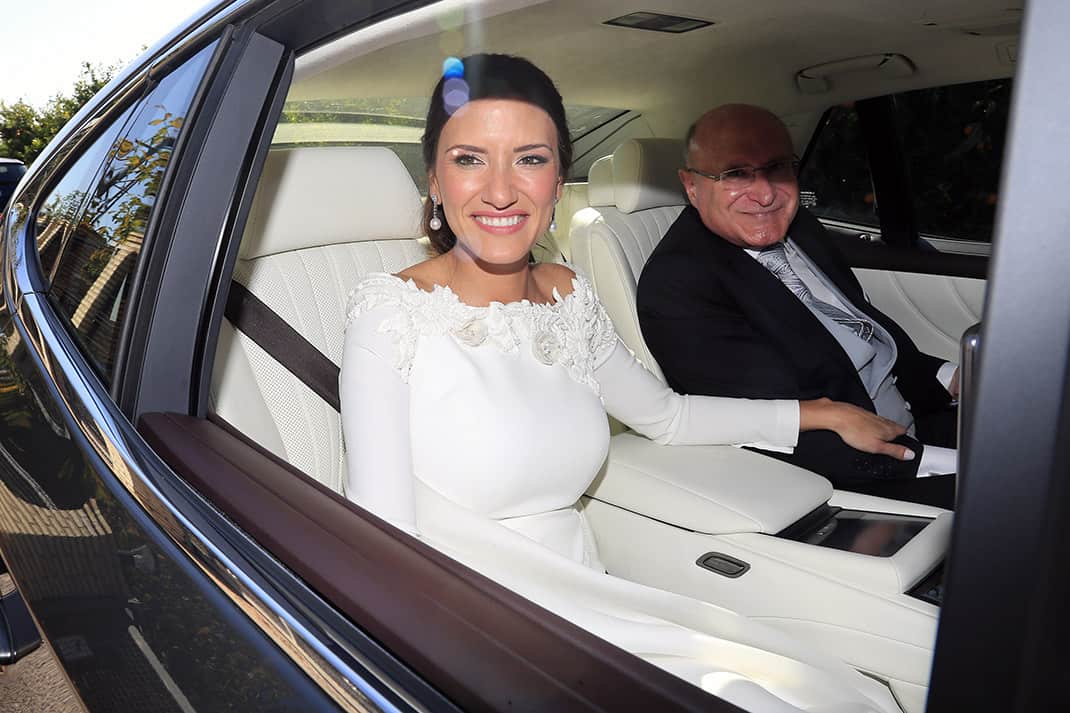 Ana Bodi during her wedding with Roberto Bautista in Nules, Castellon on Saturday, 30 November 2019.