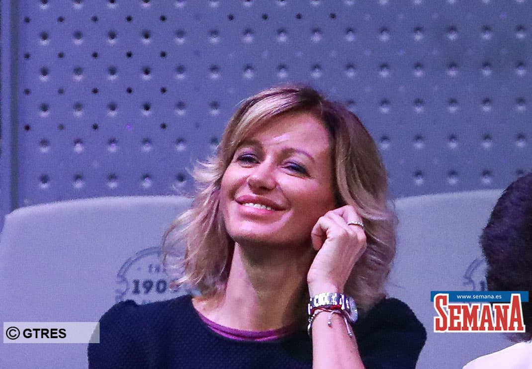Presenter Susana Griso  during 2019 Davis Cup Final at La Caja Magica on Sunday, November 24, 2019.