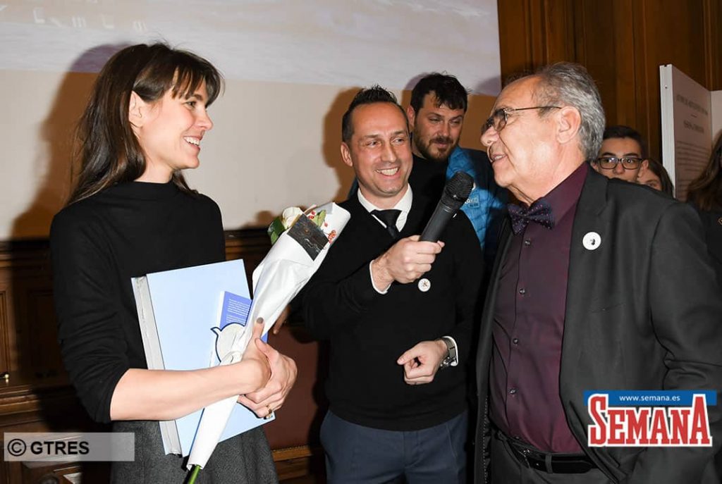 Charlotte Casiraghi presides over the prize-giving of the Saint Exupéry Jeunesse et Francophonie writing contest in Paris on November 22, 2019.