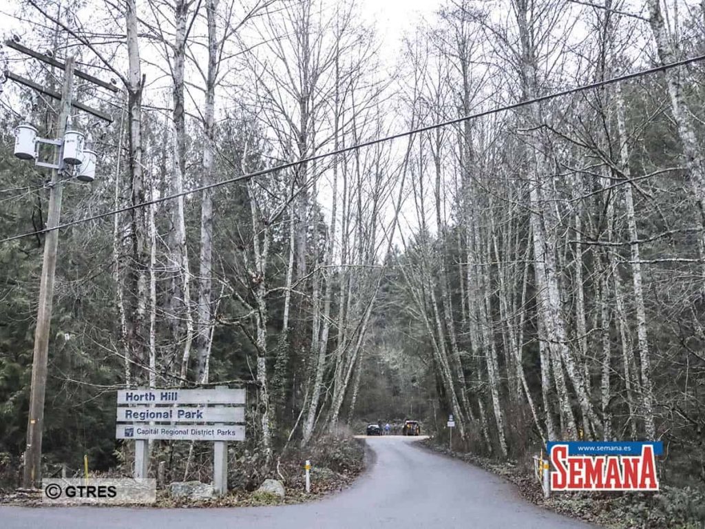 Horth Hill Regional Park on Vancouver Island in North Saanich, British Columbia, Canada. Prince Harry and Meghan Markle were reported spotted hiking several times at the picturesque nature preserve according to locals.