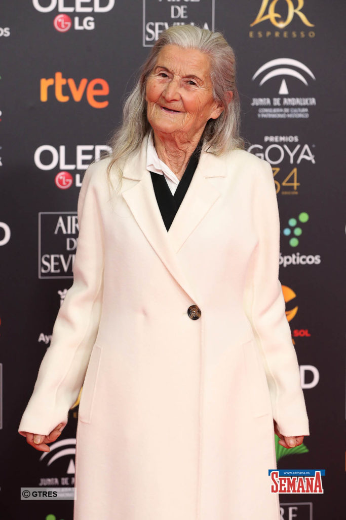 Actress Benedicta Sanchez at photocall of the 34th annual Goya Film Awards in Malaga on Saturday, 25 January 2020.