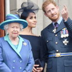 La Reina Isabel Ii, el príncipe Harry y Meghan Markle