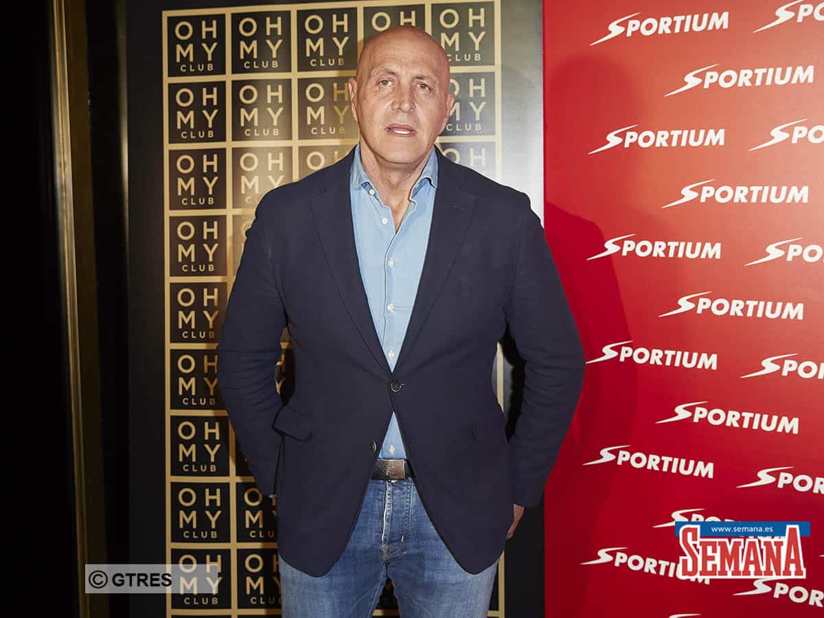 Kiko Matamoros attending act " Sportium: Back to Bassics " by Oh My Club in Madrid on Tuesday , 09 April 2019.