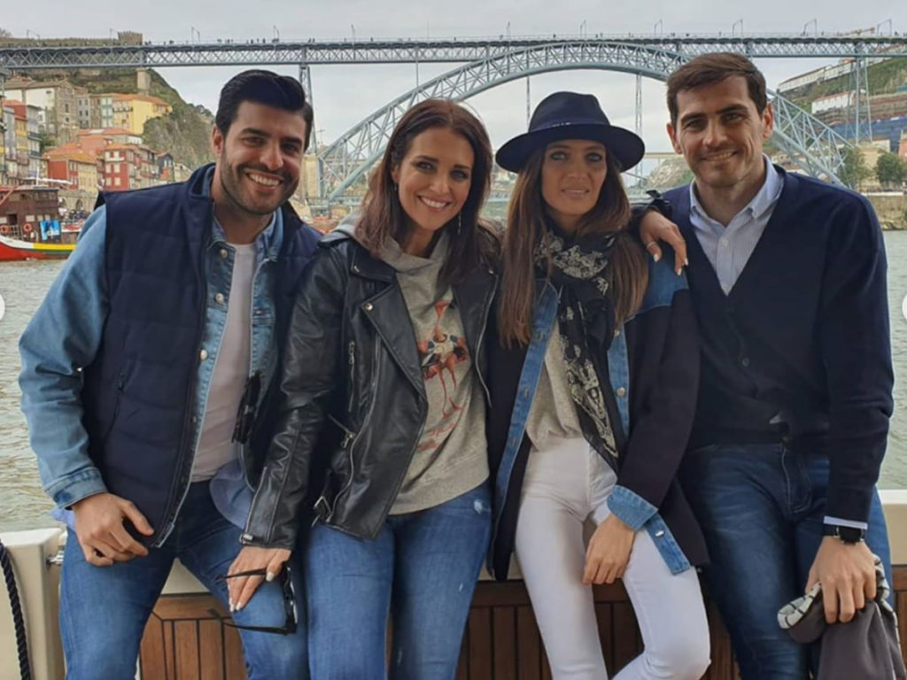 Iker Casillas, Miguel Torres, Paula Echevarría, Sara Carbonero