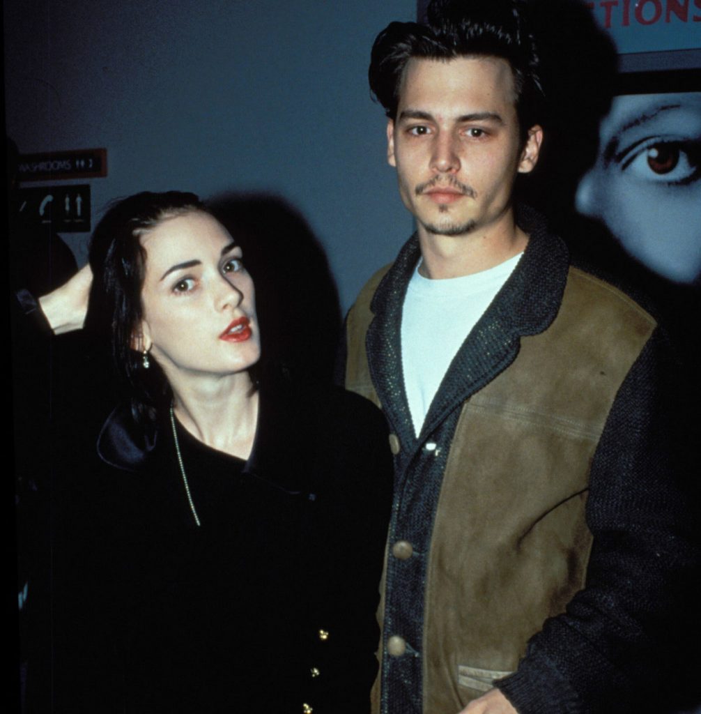 Winona Ryder y Johnny Depp