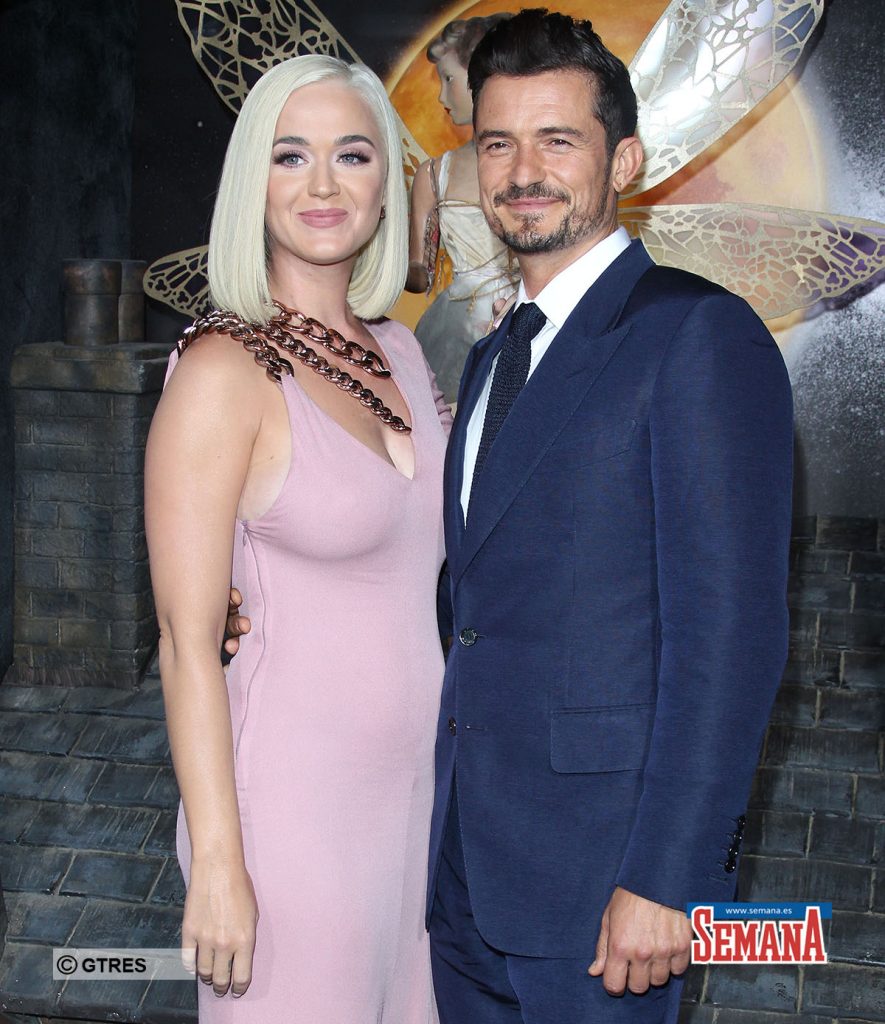 Actor Orlando Bloom and singer Katy Perry at the premiere for the television series "Carnival Row" in Los Angeles, California, U.S., August 21, 2019.  *** Local Caption *** .