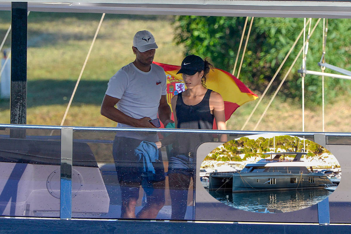 Tennisplayer Rafael Nadal and wife Maria Francisca "Xisca" Perello in Mallorca.