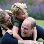 An undated handout photo, taken by Britain's Catherine, Duchess of Cambridge, shows Britain's Prince William, Duke of Cambridge, Prince George, Princess Charlotte and Prince Louis, in Norfolk, Britain June 20, 2020. *** Local Caption *** .