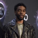 Actor Chadwick Boseman at the 47th annual American Music Awards in Los Angeles on November 24, 2019 in Los Angeles-