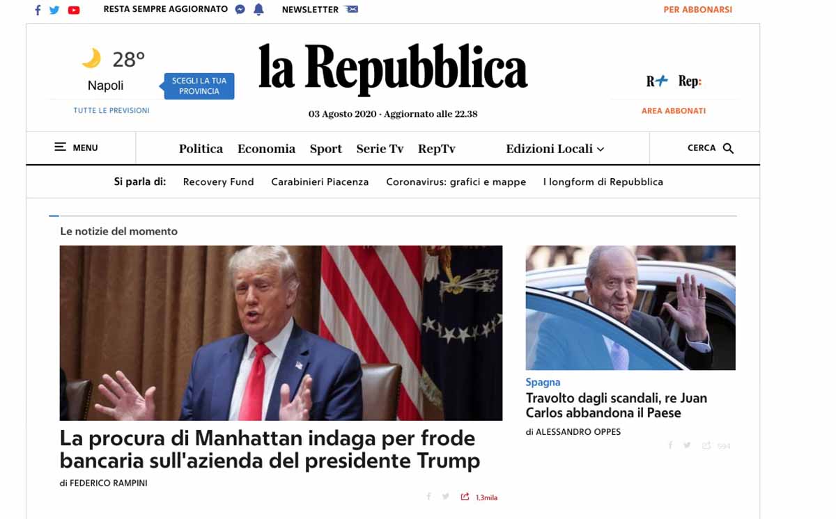 Rey Juan CArlos La Repubblica