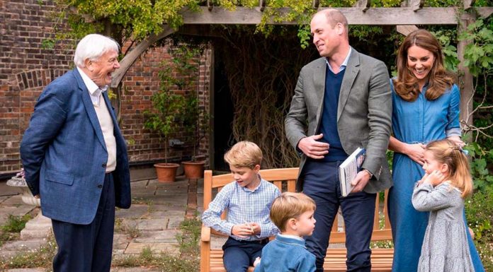 La ilusión y espontaneidad de los hijos de los duques de Cambridge al conocer a su ídolo David Attenborough