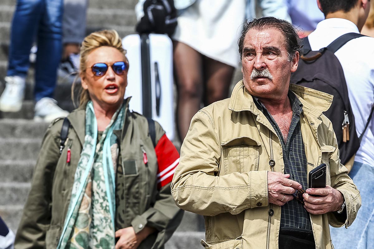 Journalist Lidia Lozano and Carlos Garcia " Charly " in Paris on April 20 th, 2019.