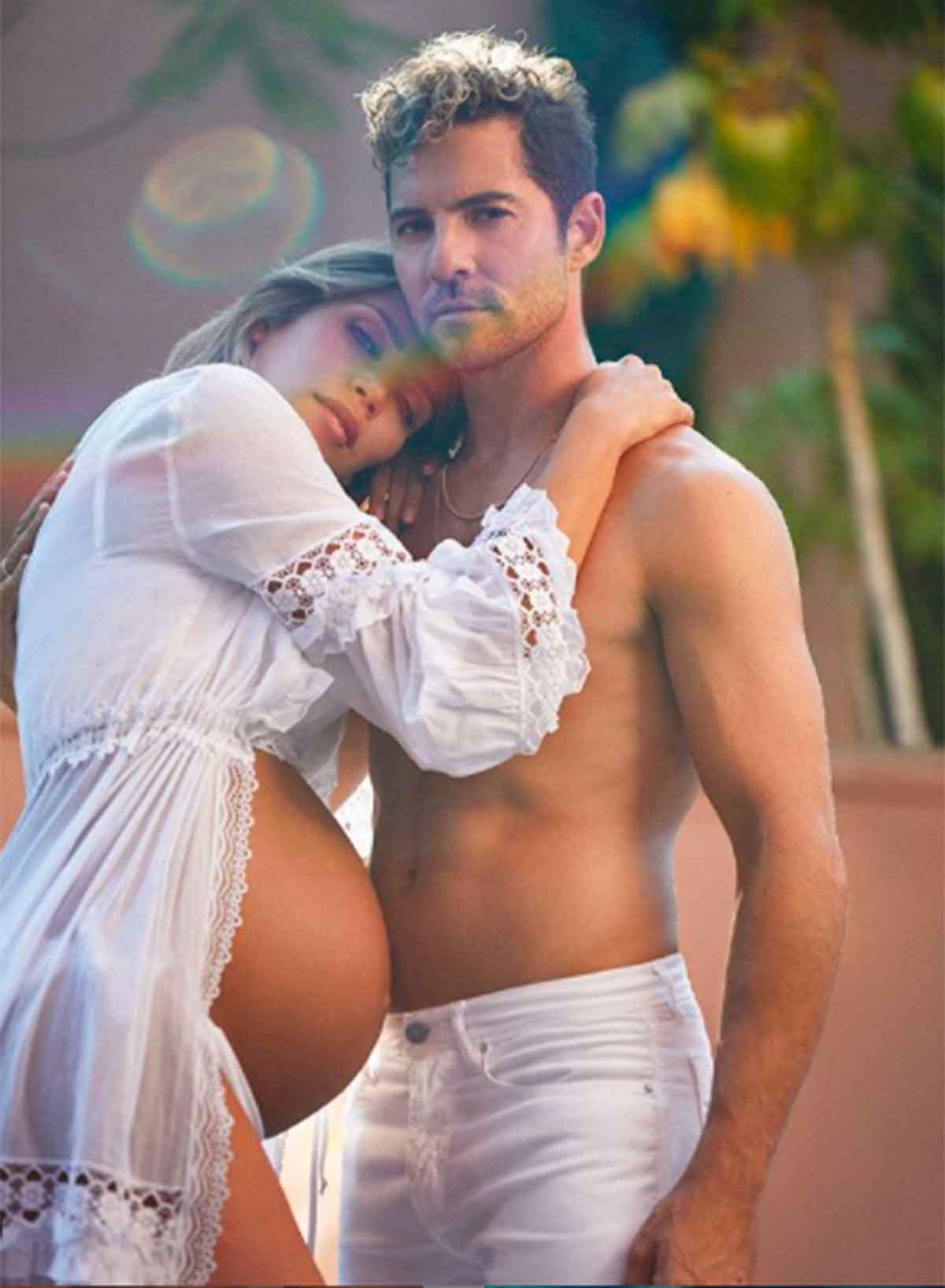 La bonita foto de David Bisbal y Rosanna Zanetti a falta de unos días de dar a luz