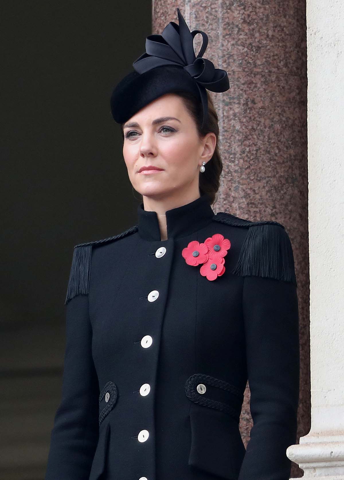Britain's Catherine, Duchess of Cambridge attends the National Service of Remembrance at The Cenotaph on Whitehall in London, Britain November 8, 2020. Chris Jackson/Pool via REUTERS *** Local Caption *** .