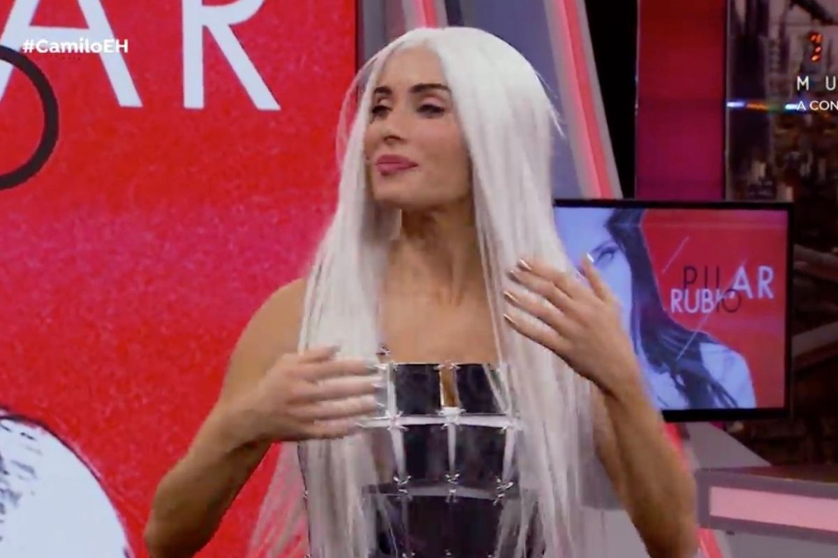 El increíble cambio de 'look' de Pilar Rubio en 'El Hormiguero': ¡Con el pelo blanco!