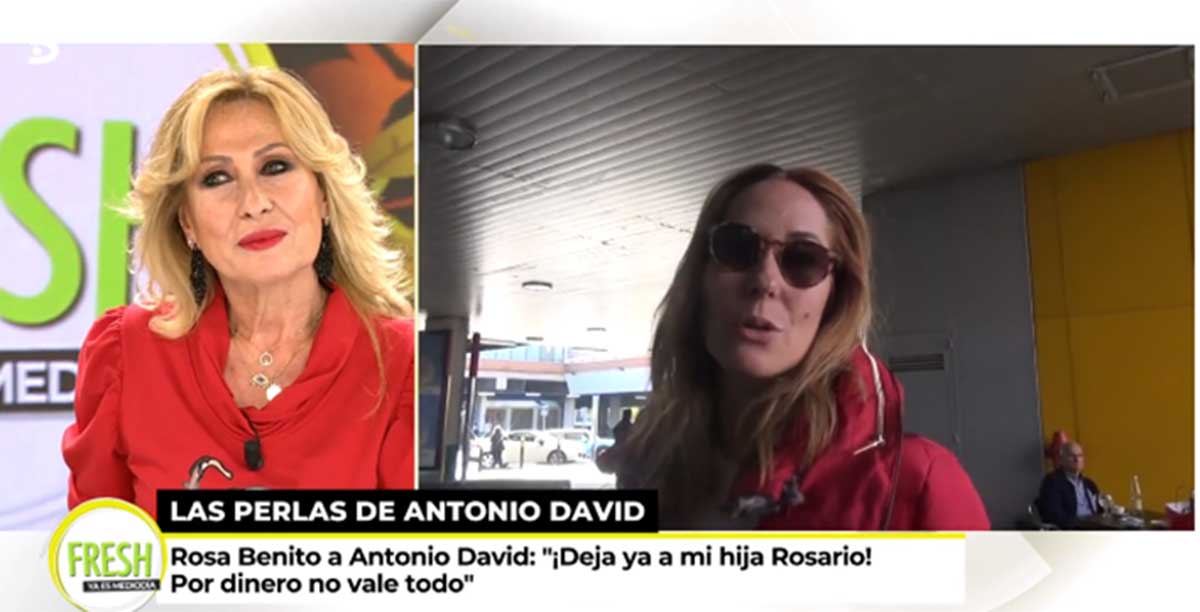 Rosa Benito estalla contra Antonio David Flores: "¡Deja ya a mi hija!"