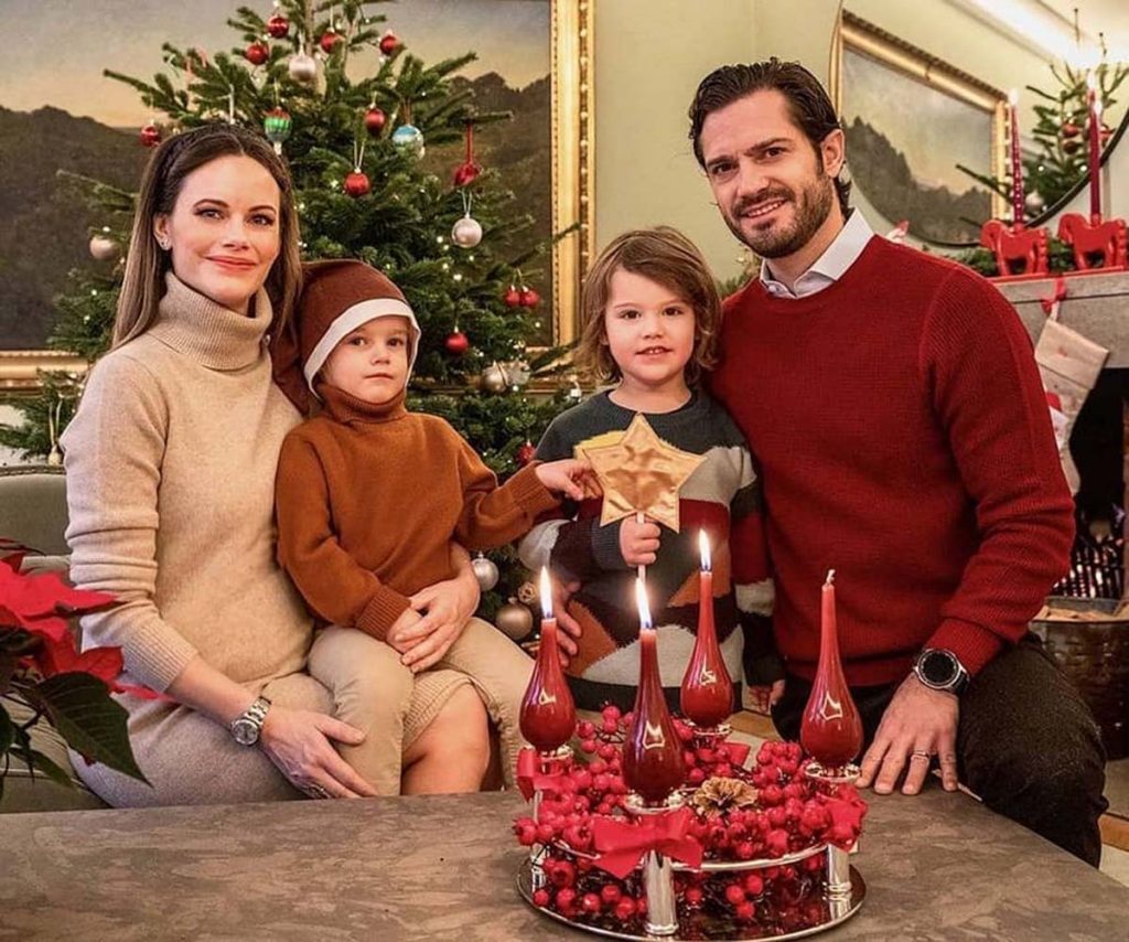 Carlos Felipe y Sofía de Suecia, el detalle de su felicitación navideña que no ha pasado desapercibido