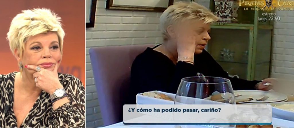 Terelu Campos, atónita, cuando Alejandra Rubio le dice que está embarazada