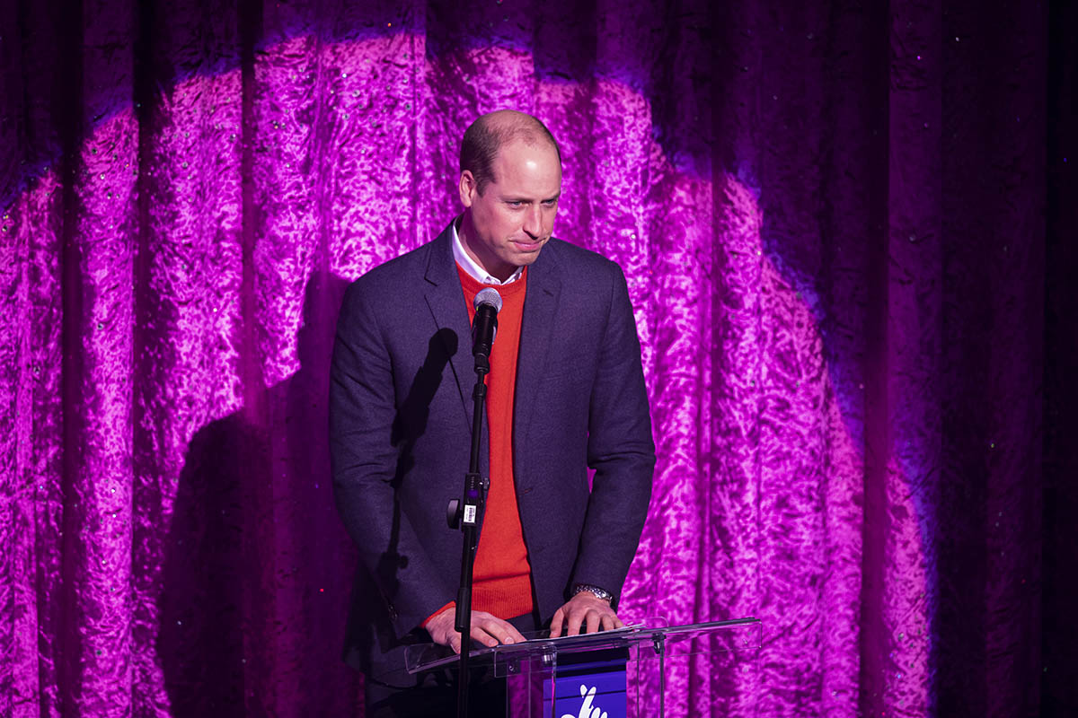 Prince William attend a special pantomime performance at London's PalladiumTheatre
