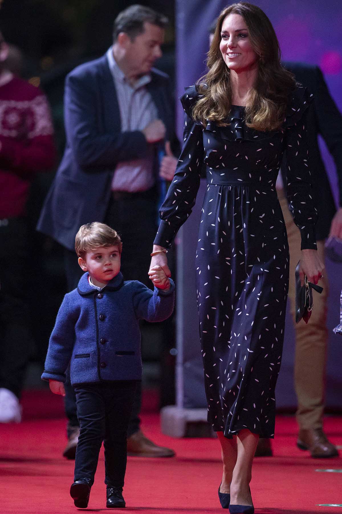 Kate Middleton and, Prince Louis, attend a special pantomime performance at London's PalladiumTheatre
