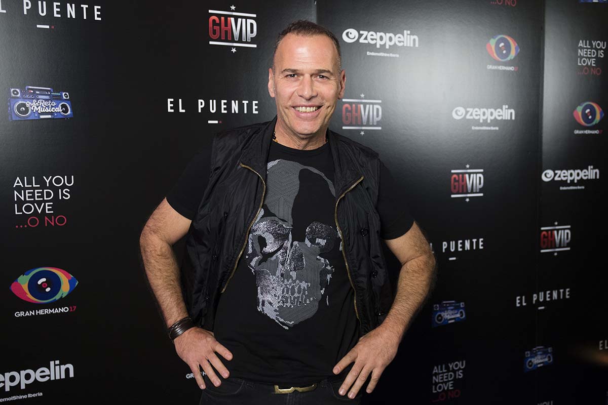 El presentador Carlos Lozano durante una fiesta por el final del programa " GH Vip " y " Gran Hermano 17 " en Madrid   21/04/2017