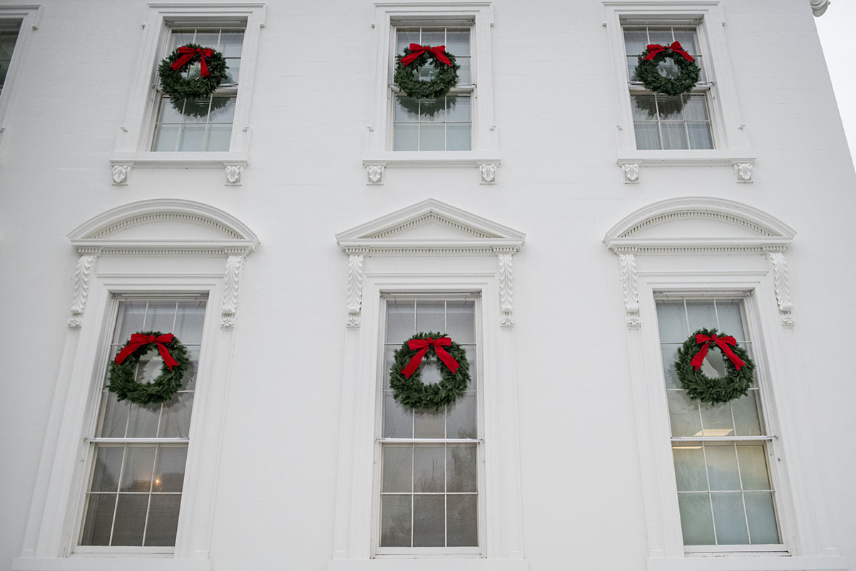 Decoración navideña en la Casa Blanca
