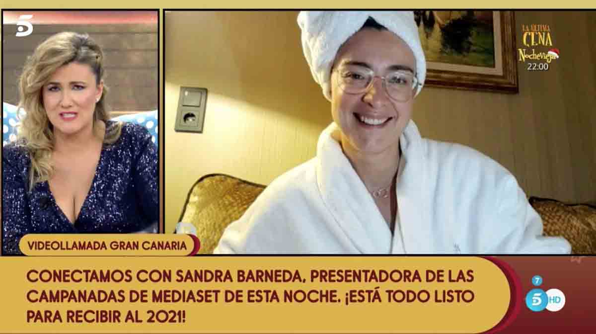 Así ha sido el magistral debut de Sandra Barneda en las Campanadas de Telecinco