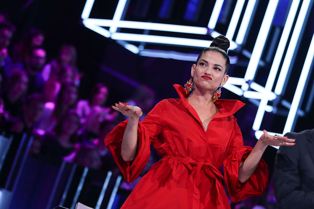 Singer Natalia Jimenez during the OT Gala in Barcelona on Sunday, 12 January 2020.