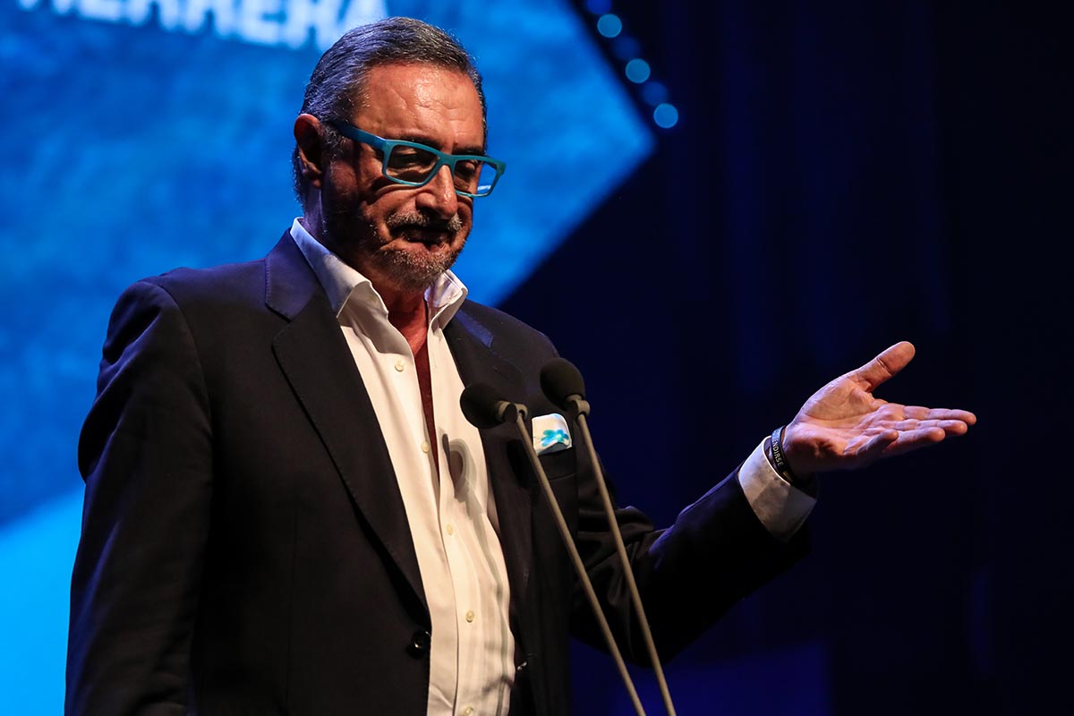 Journalist Carlos Herrera during the 66 edition of Ondas Awards 2019 in Barcelona on Thursday, 14 November 2019.