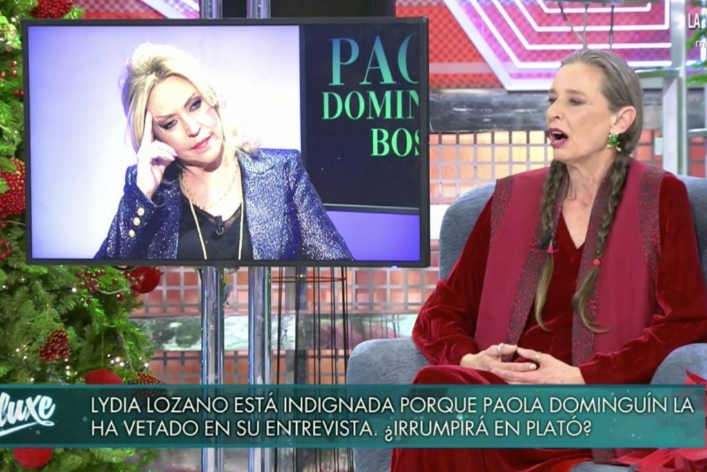 El veto de Paola Dominguín a Lydia Lozano: "Empezamos el año haciendo limpieza"