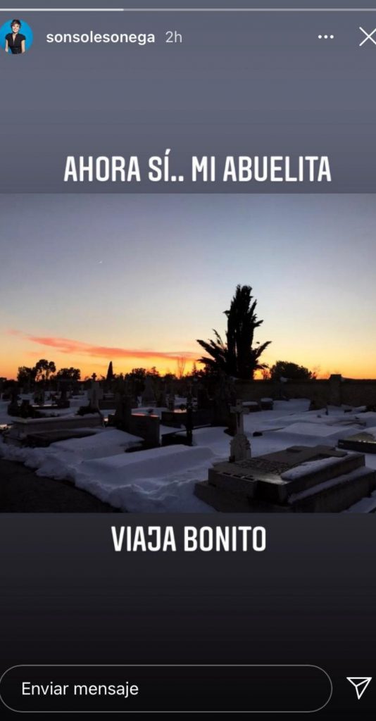Muere la abuela de Sonsoles Ónega: "Viaja bonito"