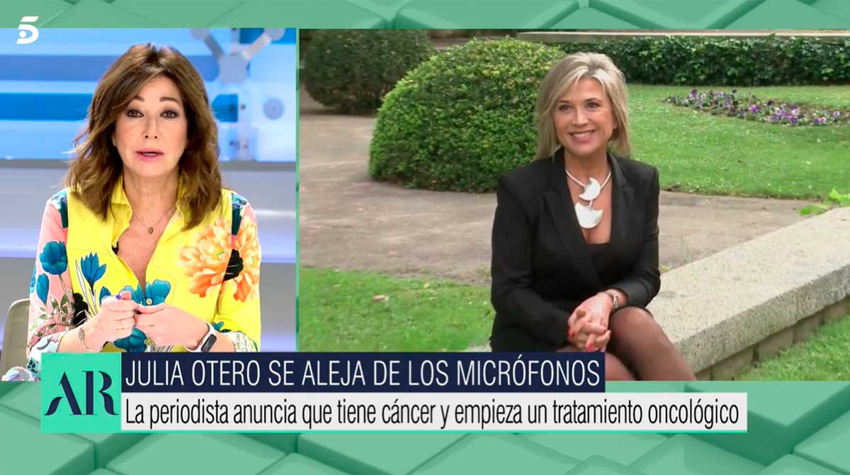 El emotivo mensaje de Ana Rosa Quintana a Julia Otero tras anunciar que padece cáncer