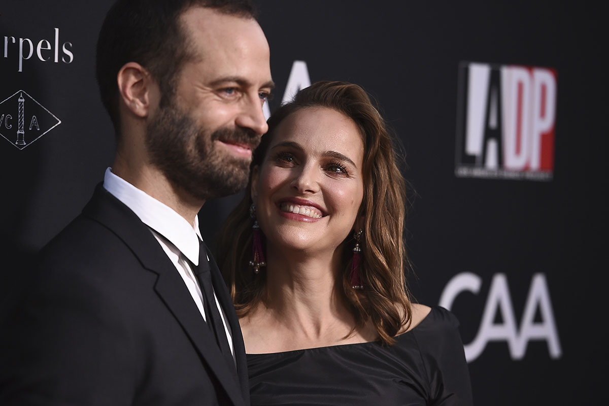 Actress Natalie Portman and Benjamin Millepied at the LA Dance Project Annual Gala and Unveiling of New Company Space on Saturday, Oct. 7, 2017, in Los Angeles.
