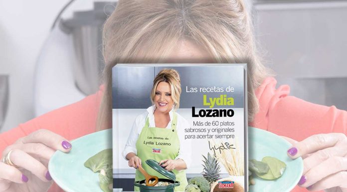 Ya a la venta el libro de recetas de Lydia Lozano