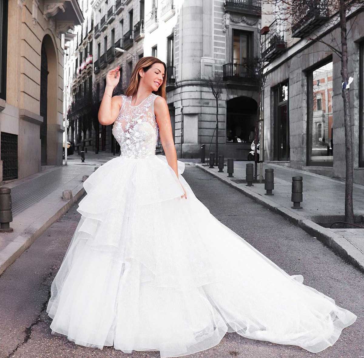 La propuesta de Tamara Gorro a su marido, Ezequiel Garay, con una foto vestida de novia