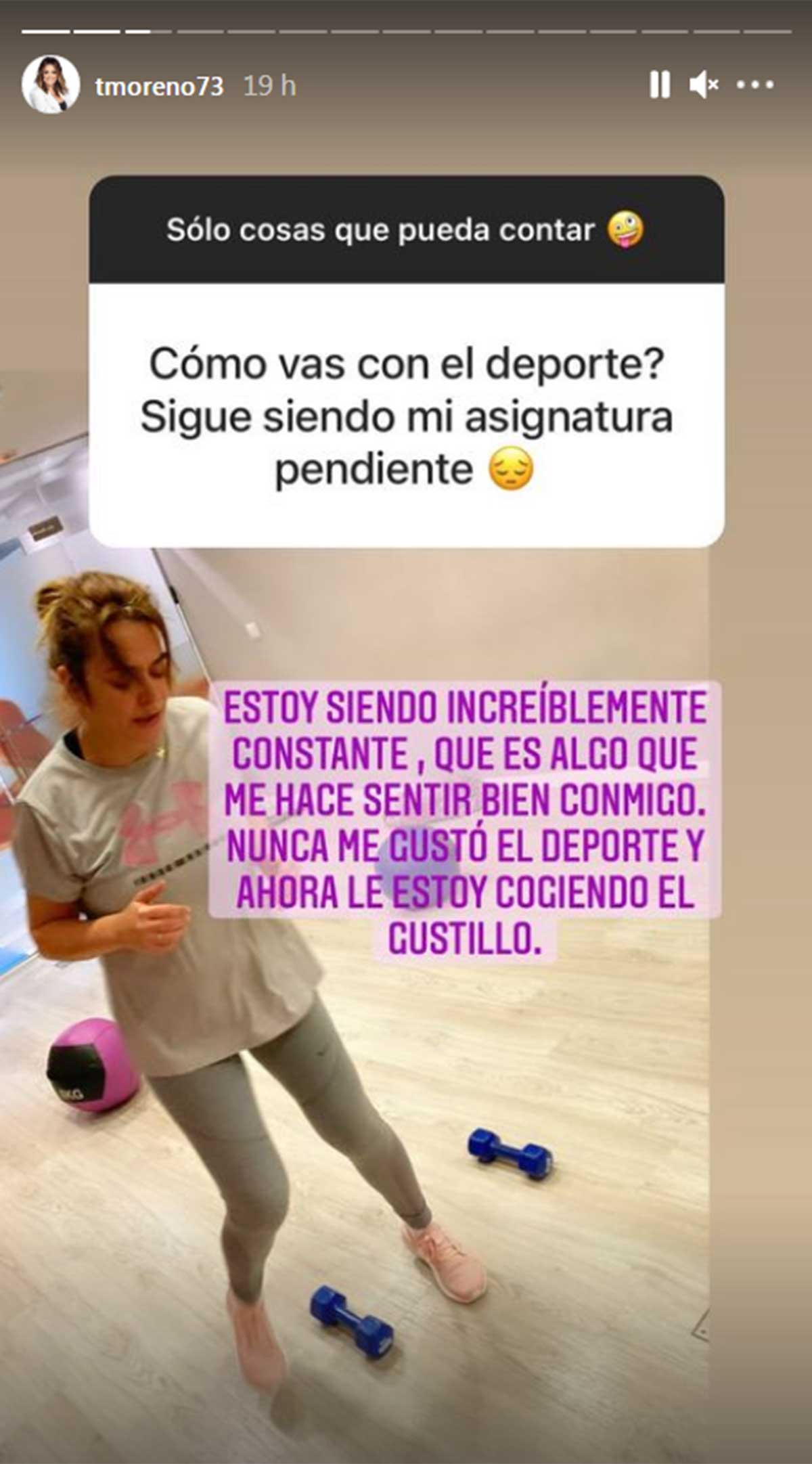 El nuevo cuerpo de Toñi Moreno tras varios meses intentando perder peso