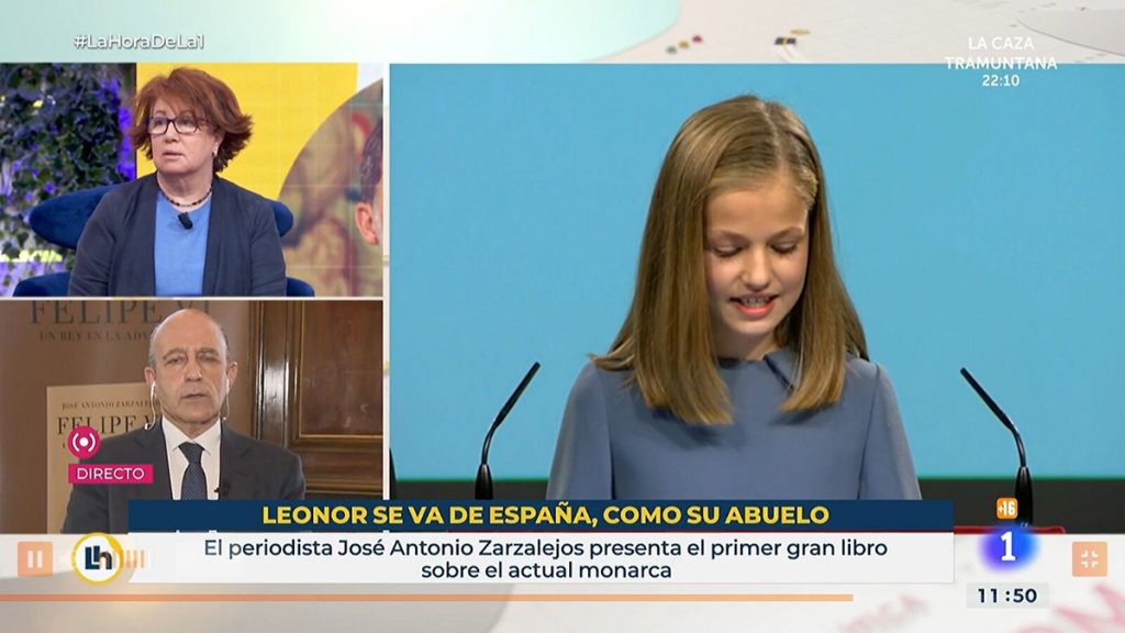 TVE despide a los responsables del polémico rótulo sobre la princesa Leonor: "Se va de España, como su abuelo"