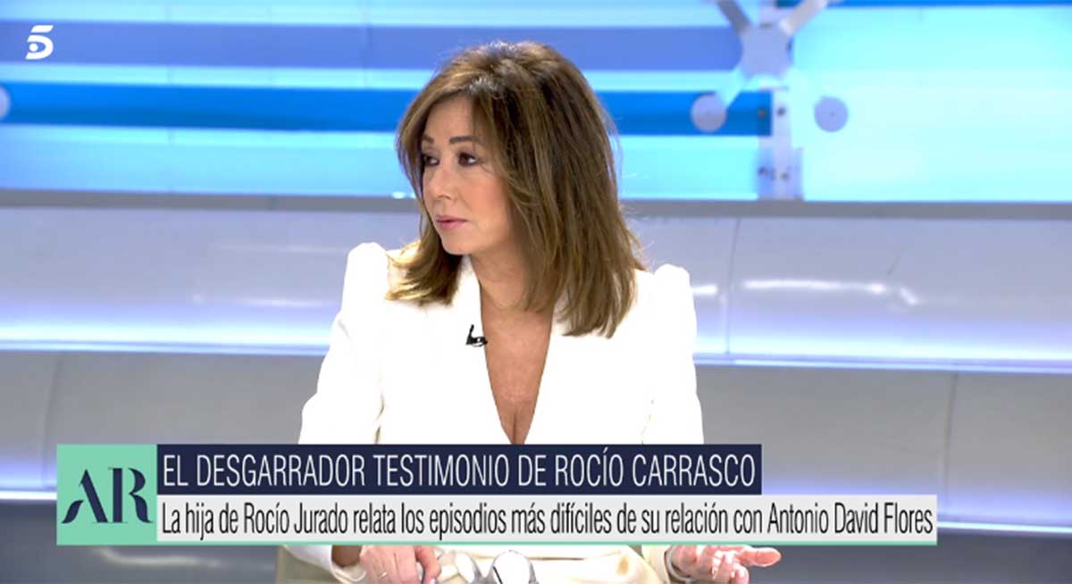Ana Rosa Quintana habla del "sentimiento de culpabilidad" de Rocío Flores al ver la confesión de su madre, Rocío Carrasco